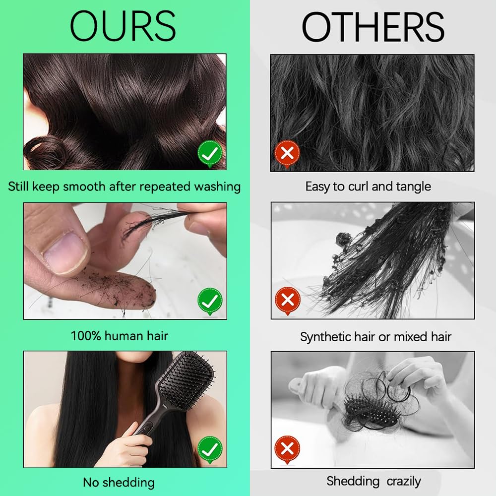 DEWELLY 12A Raw Body Wave Bundles Human Hair 20 22 24 Inch 100% Unprocessed Brazilian Virgin Human Hair Extensions 3 Bundles Deals Human Hair Natural Black Quick Weave Bundle for Women
